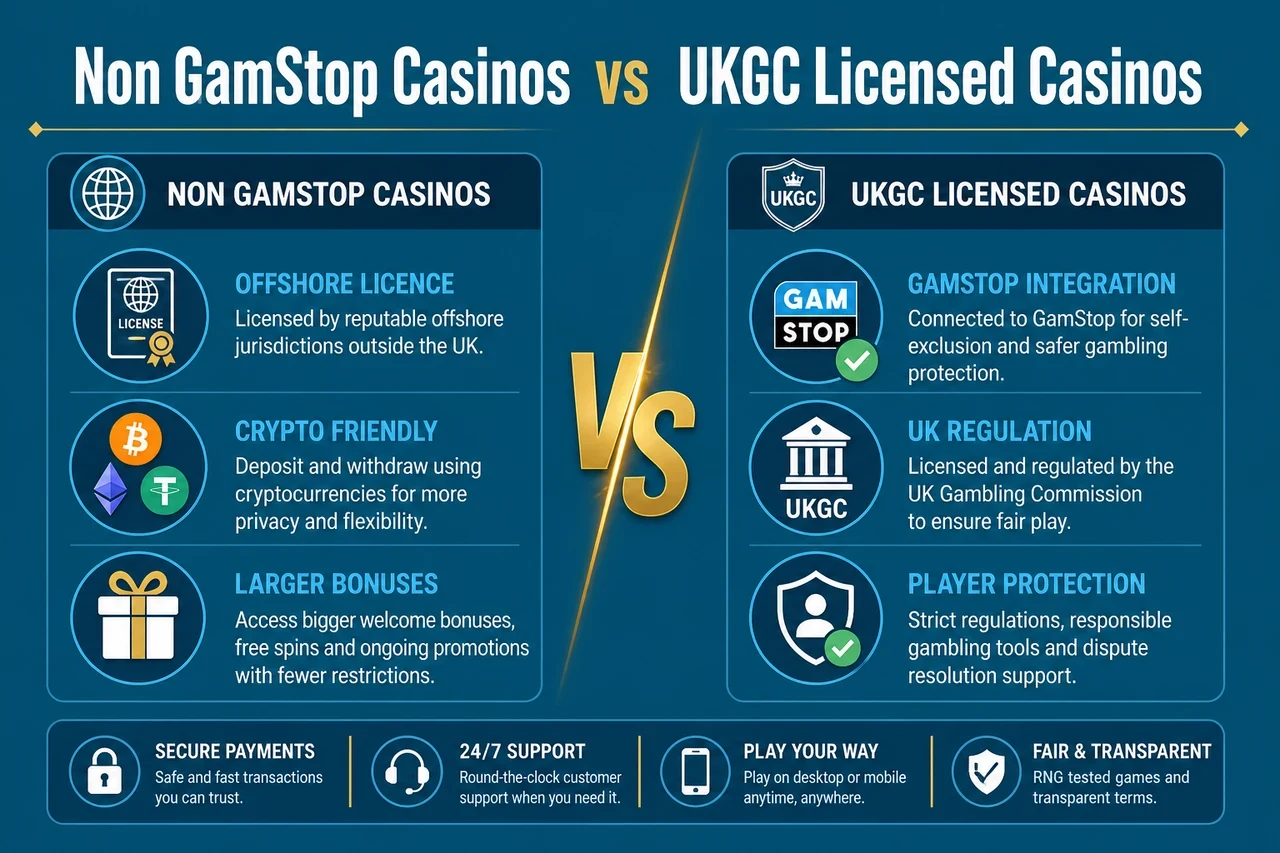 non gamstop uk casinos